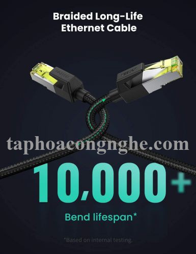 Ugreen 80424 3M CAT7 OD5.5mm cáp mạng truyền dữ liệu giữa các máy tính NW150 30080424